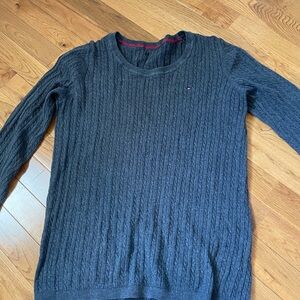 Tommy Hilfiger Grey Knit Long Sleeve